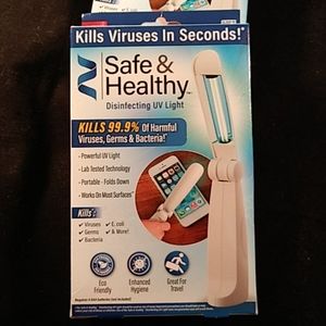 Safe and healthy disinfecting UV portable light